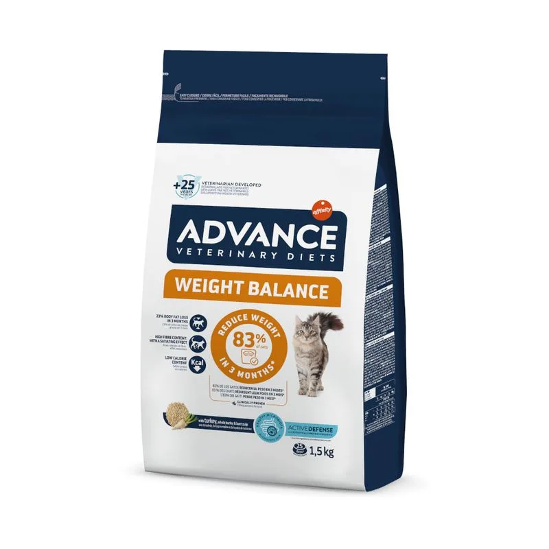 Advance Veterinary Diets Weight Balance Crocchette gatto (1,5 kg)