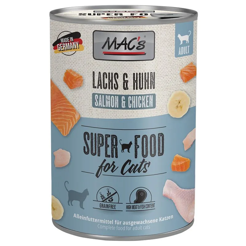 MAC's Cat 24 x 400 g (Salmone & Pollo)