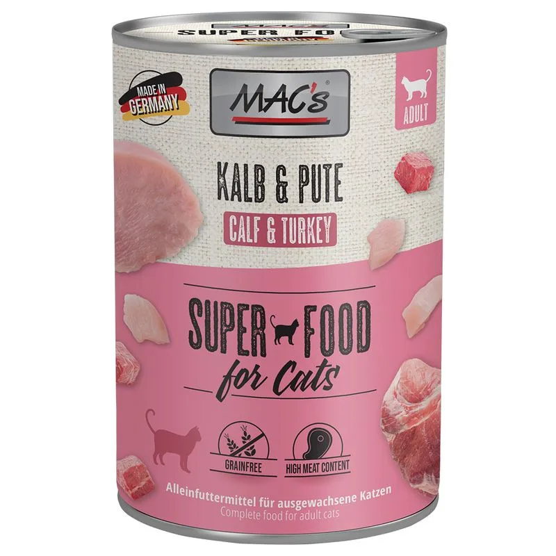 MAC's Cat 24 x 400 g (Vitello & Tacchino)