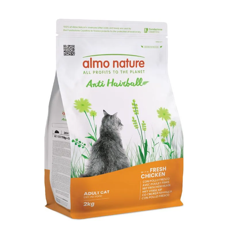 Almo Nature Functional Anti Hairball Pollo & Riso (Set %: 2 x 2 kg)