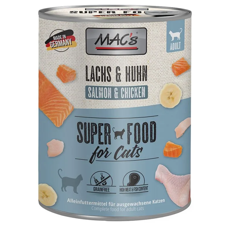 MAC's Cat 24 x 800 g (Salmone & Pollo)