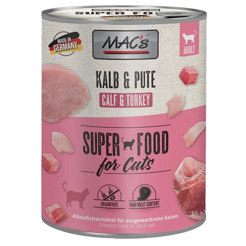 MAC's Cat 24 x 800 g (Vitello & Tacchino)