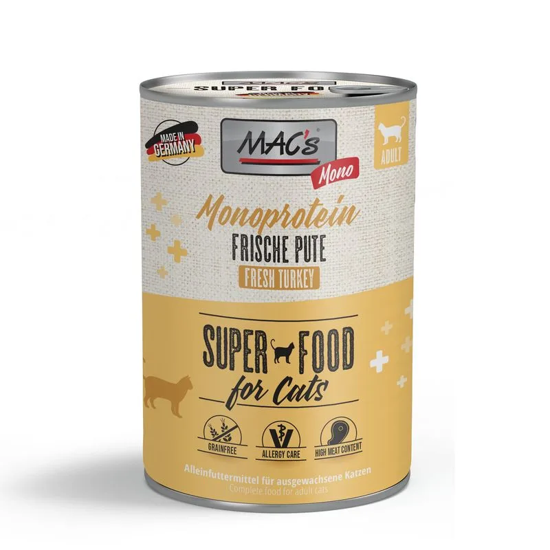 MAC's Cat Mono 24 x 400 g (Tacchino)