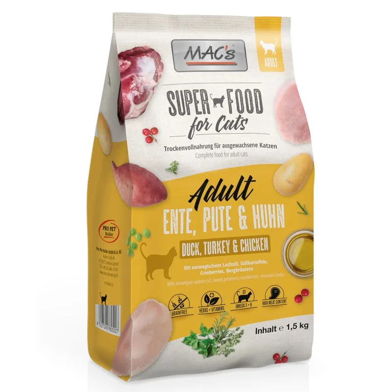 Set prova! MAC's Cat Adult 3 x 1,5 kg