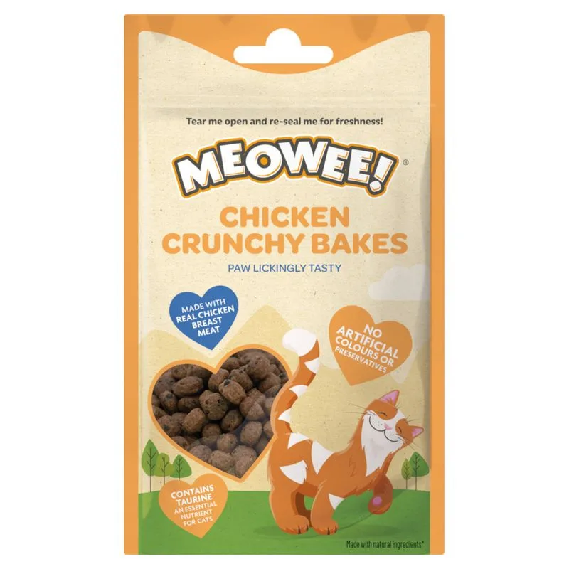 Meowee! Chicken Crunchy Bakes (Set %: 3 x 40 g)