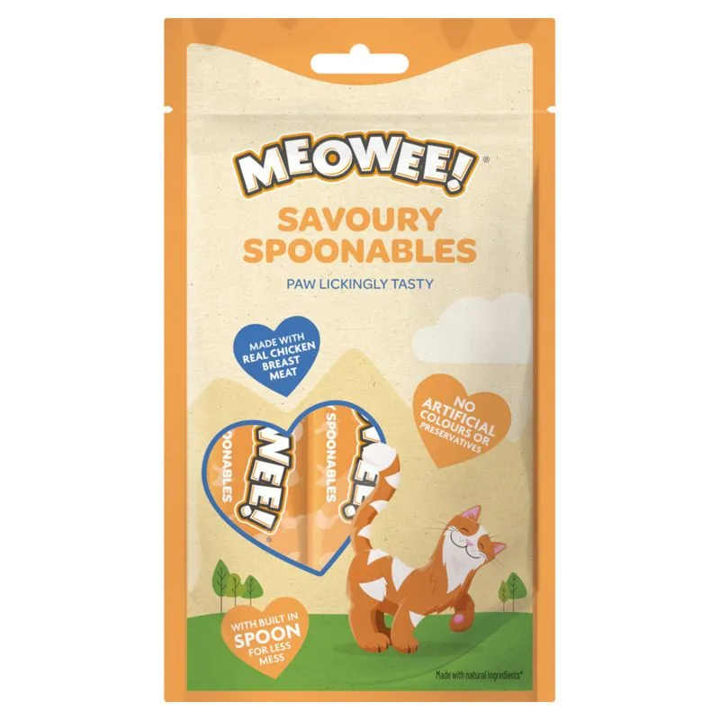 Meowee! Savoury Spoonables 8 x 14 g (Pollo)