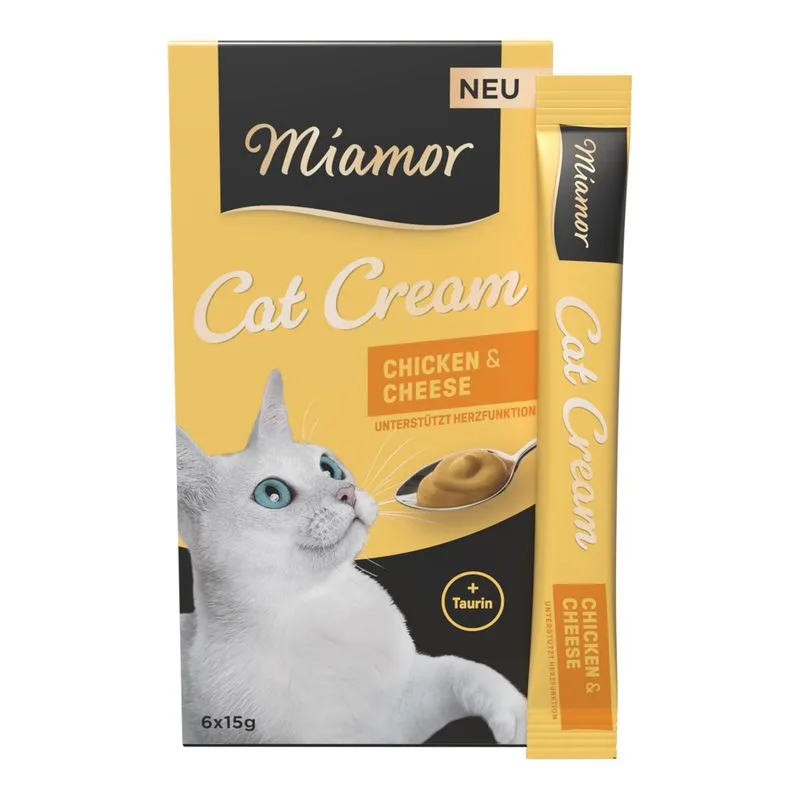 Miamor Cat Cream Pollo e Formaggio (Set %: 66 x 15 g)