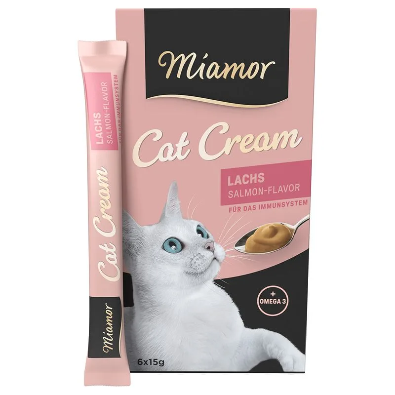 Miamor Cat Snack Crema al Salmone (Set %: 66 x 15 g)