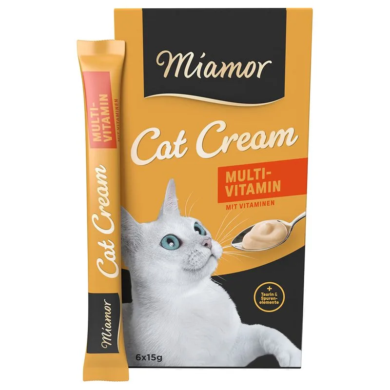 Miamor Cat Snack Multi-Vitamin Cream (Set %: 66 x 15 g)