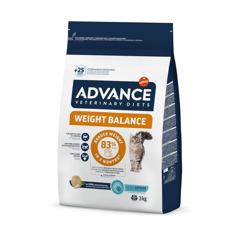 Advance Veterinary Diets Weight Balance Crocchette gatto (Set %: 2 x 3 kg)