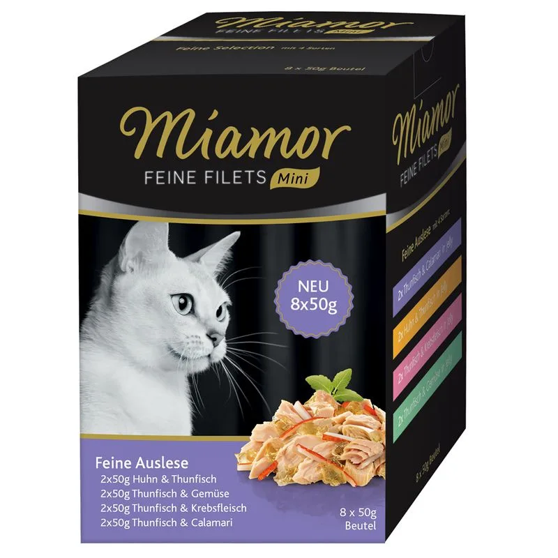 Miamor Delicato Filetto Mini 32 x 50 g (Fine Selection 1, Gelatina)