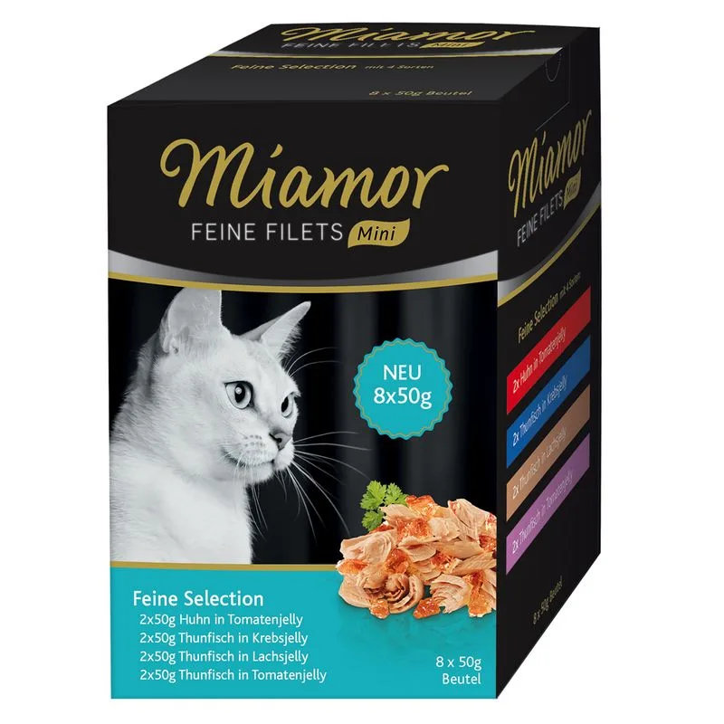 Miamor Delicato Filetto Mini 32 x 50 g (Fine Selection 2, Gelatina)