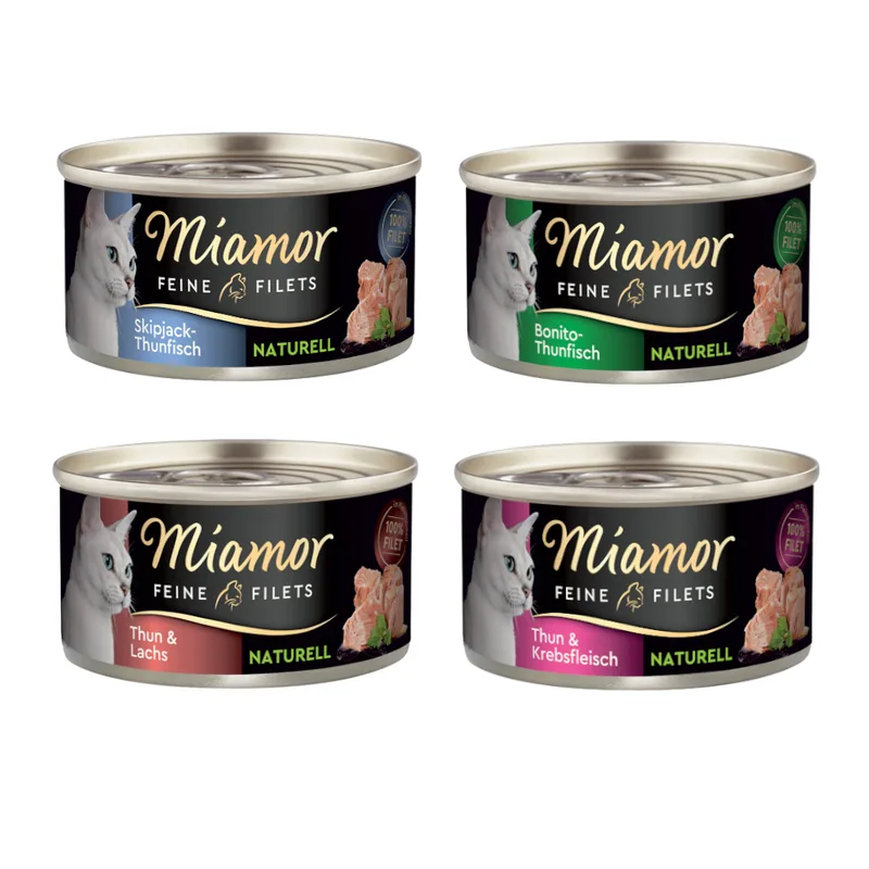 Miamor Delicato Filetto Naturale 24 x 80 g (Mix Tonno)