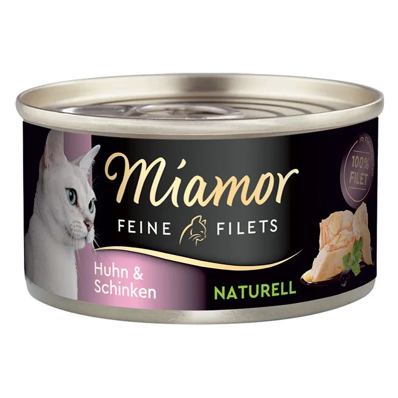 Miamor Delicato Filetto Naturale 24 x 80 g (Pollo & Prosciutto)