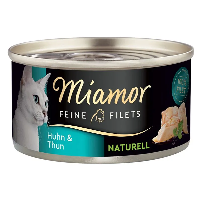 Miamor Delicato Filetto Naturale 24 x 80 g (Pollo & Tonno)