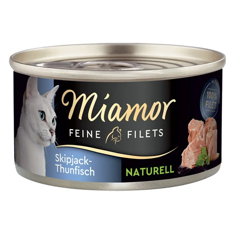 Miamor Delicato Filetto Naturale 24 x 80 g (Tonnetto striato)