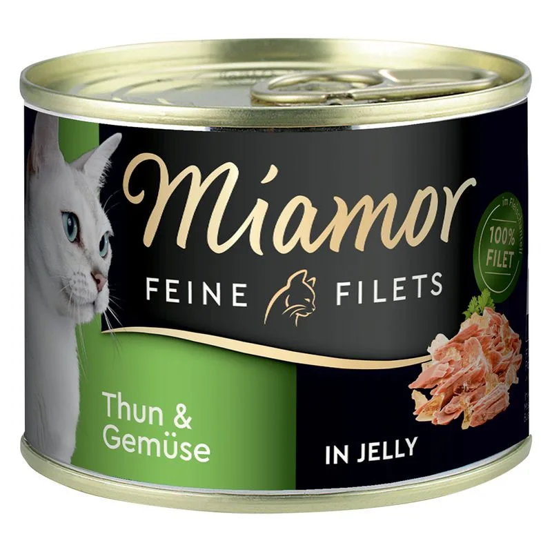 Miamor Delicato Filetto in Gelatina 6 x 185 g (Tonno & Verdure)