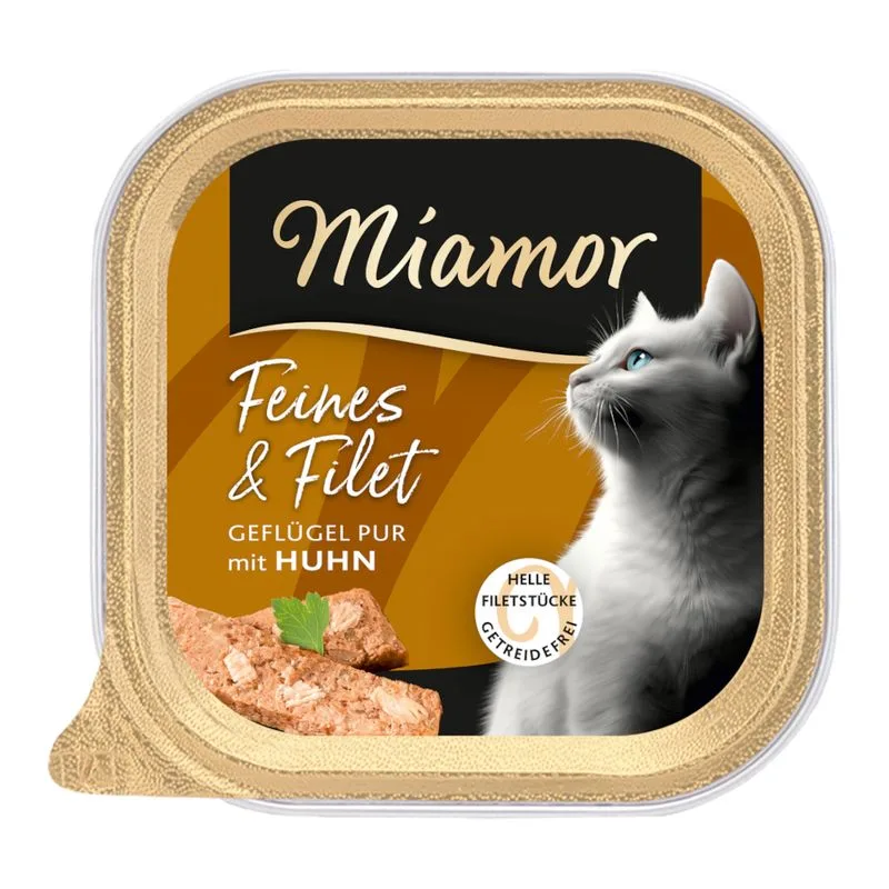 Miamor Feines & Filet 32 x 100 g (Pollame puro & Pollo)