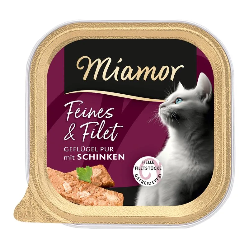 Miamor Feines & Filet 32 x 100 g (Pollame puro & Prosciutto)