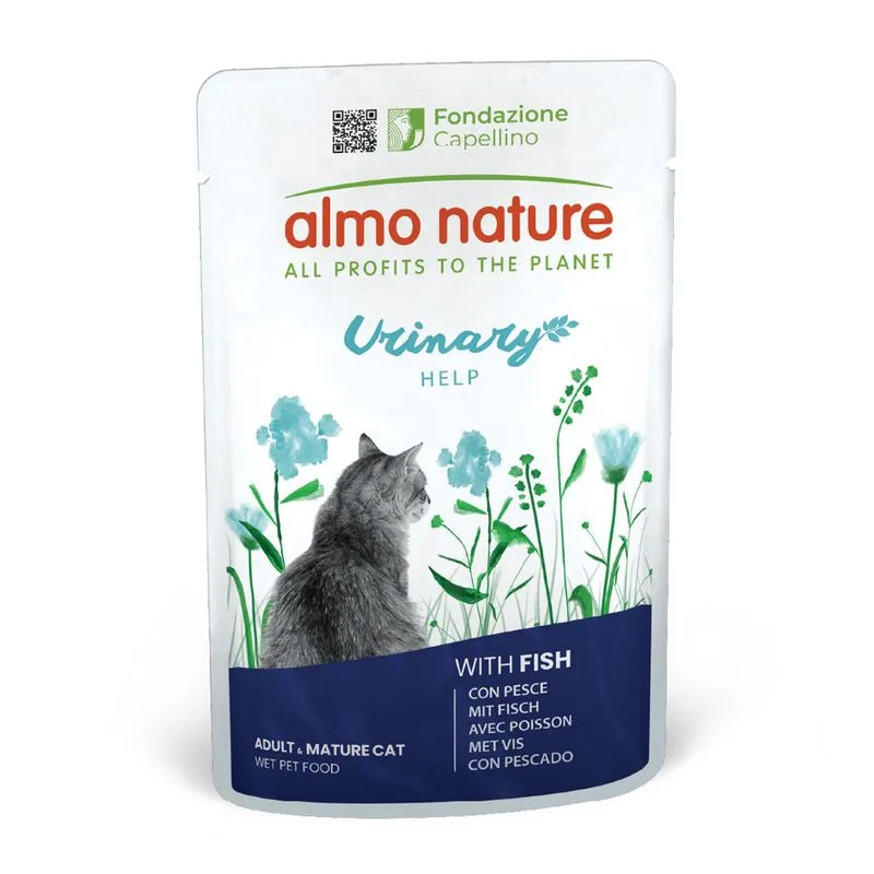 Almo Nature Functional Urinary Help (Set %: 24 x 70 g Pesce)