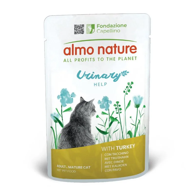 Almo Nature Functional Urinary Help (Set %: 24 x 70 g Tacchino)