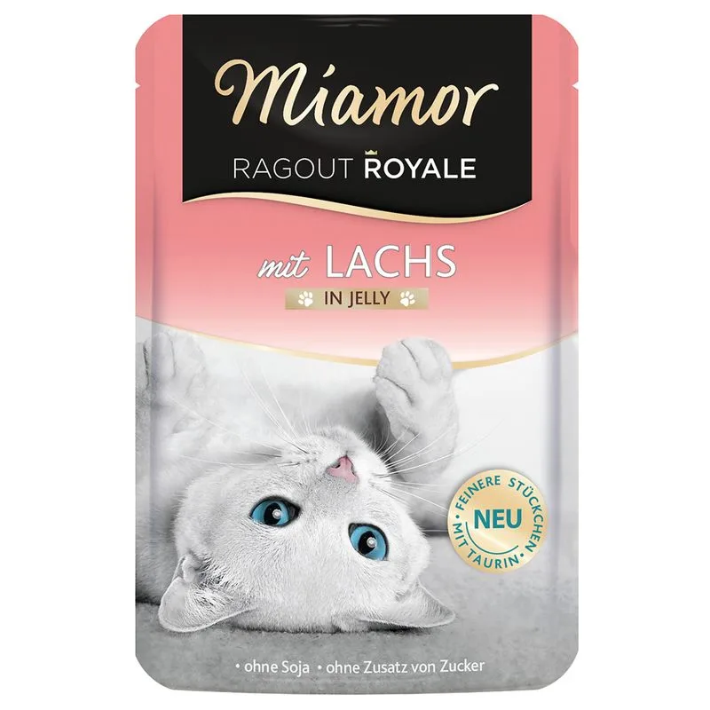 Miamor Ragù Royal in gelatina 22 x 100 g (Salmone)
