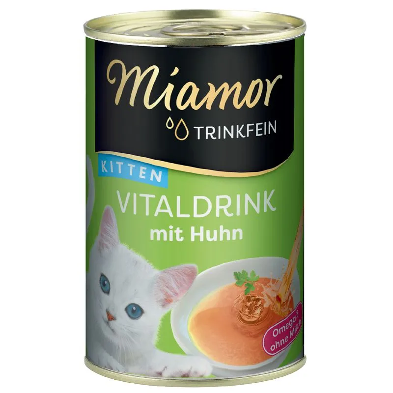 Miamor Trinkfein Vitaldrink 24 x 135 ml (Kitten con Pollo)