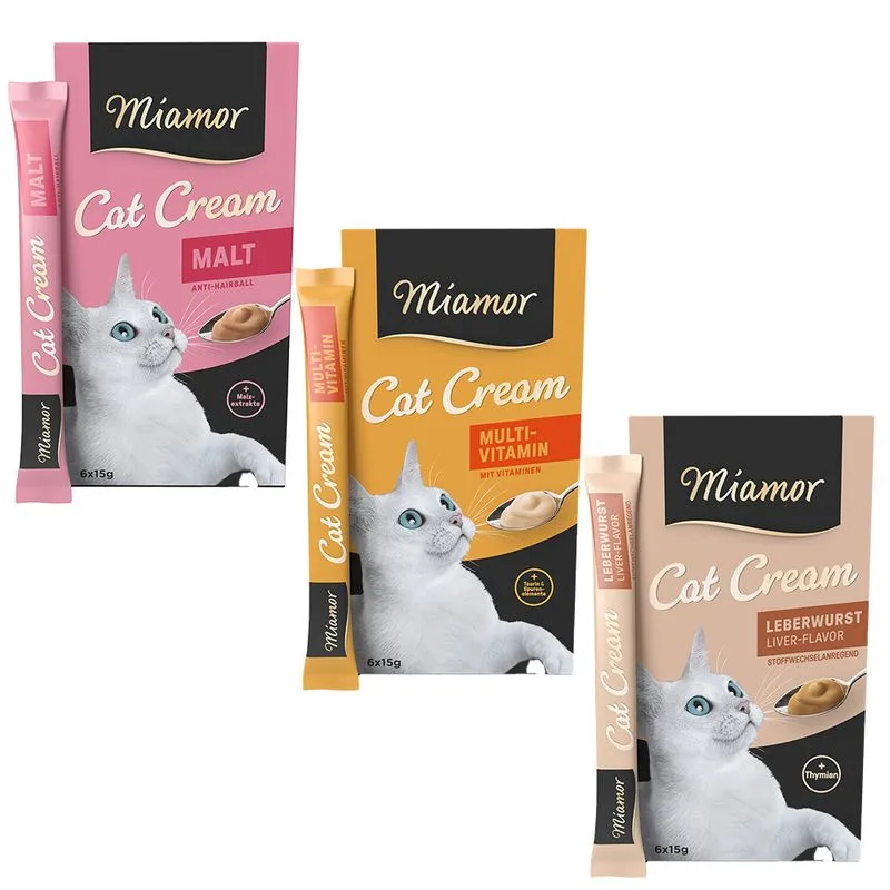 Set prova misto! Miamor Cat Snack Cream (Pacco misto I)
