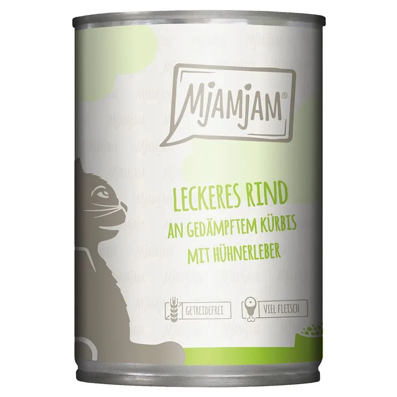 MjAMjAM 24 x 400 g (Manzo & Zucca al vapore)
