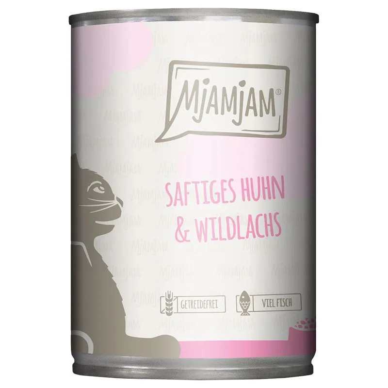 MjAMjAM 6 x 400 g (Pollo & Salmone Selvaggio)