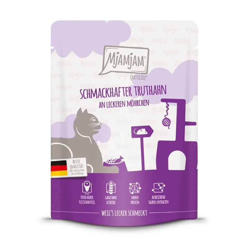 MjAMjAM Buste 24 x 300 g umido gatto (Tacchino)