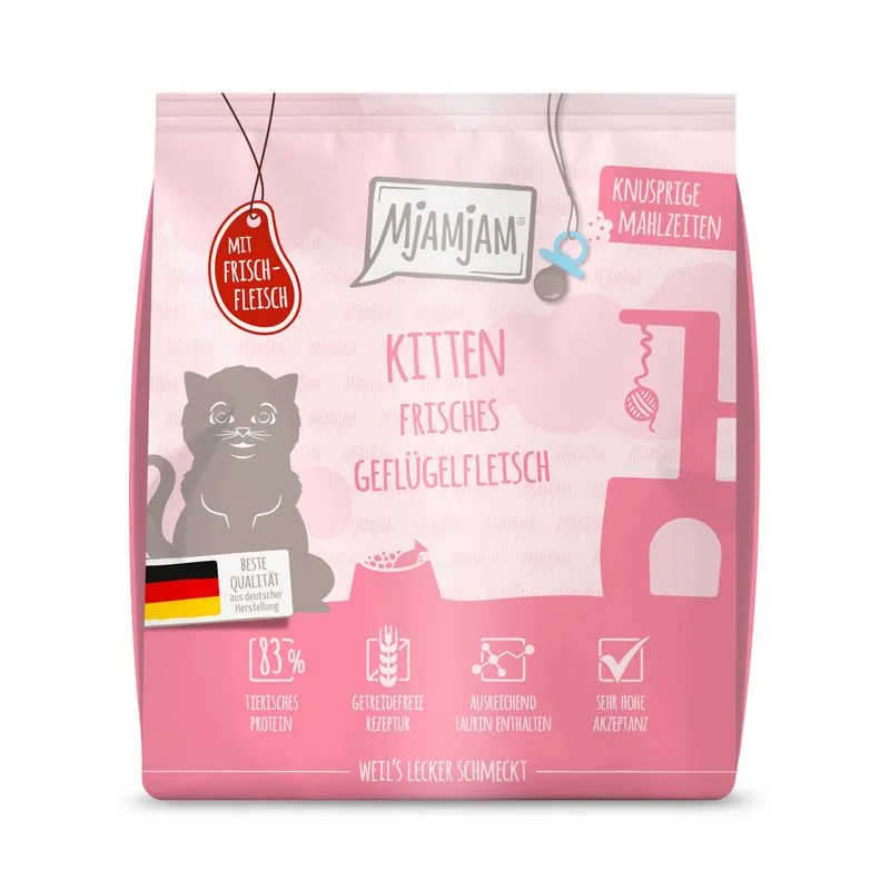 MjAMjAM Croccanti Pasti Kitten Pollame (300 g)
