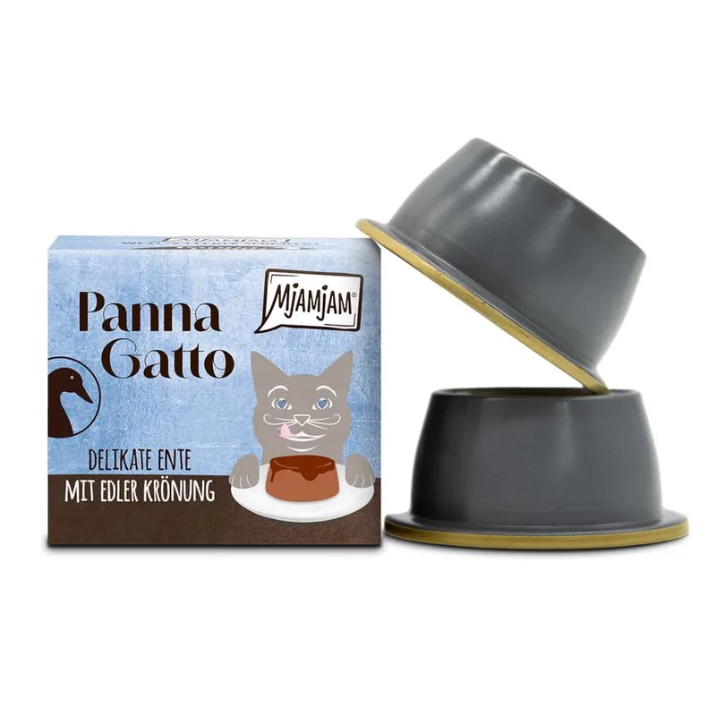 MjAMjAM Panna Gatto 2 x 80 g (Anatra con salsa raffinata)