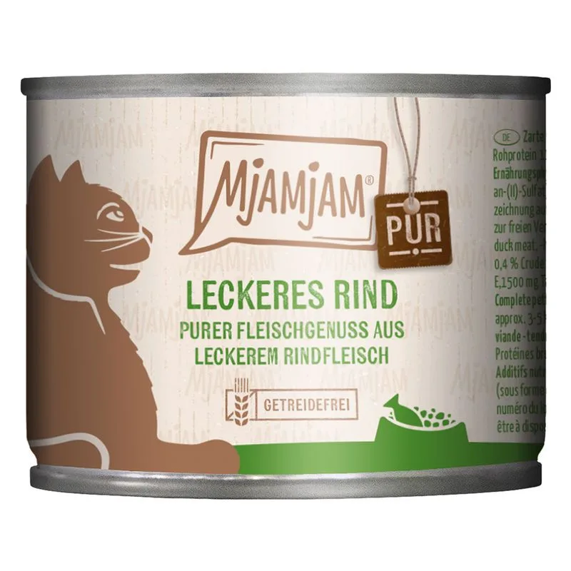 MjAMjAM Sapore autentico di carne 6 x 200 g (Manzo puro)