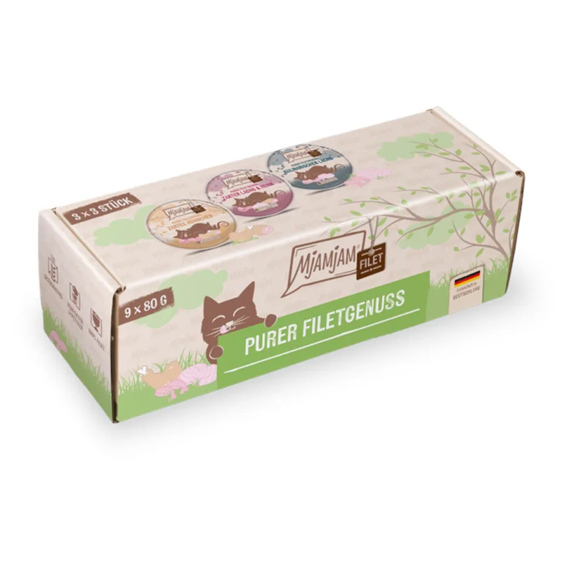 MjAMjAM Sapore autentico di filetto Pacco misto 9 x 80 g