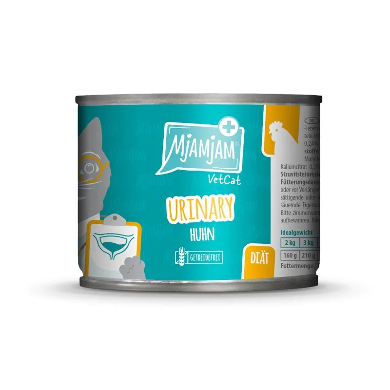 MjAMjAM VetCat Urinary 6 x 200 g umido per gatti