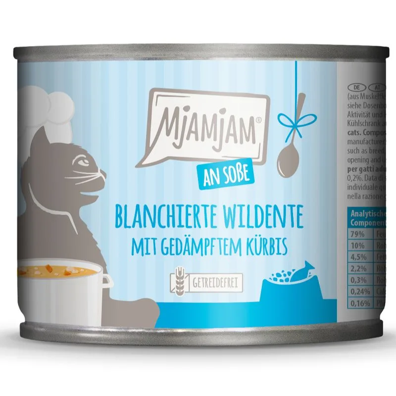 MjAMjAM in Salsa 6 x 185 g (Anatra selvatica con Zucca)
