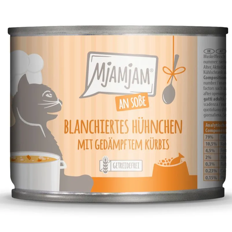MjAMjAM in Salsa 6 x 185 g (Pollo con Zucca)