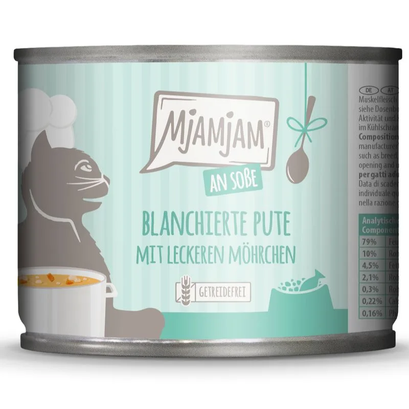 MjAMjAM in Salsa 6 x 185 g (Tacchino con Carote)