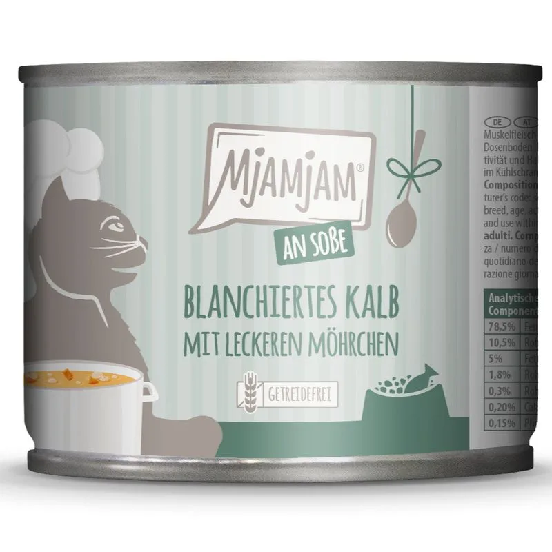MjAMjAM in Salsa 6 x 185 g (Vitello con Carote)