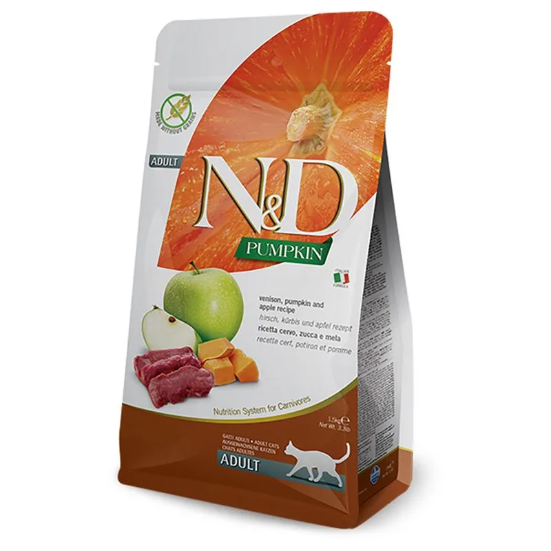 Farmina N&D Pumpkin Adult Cervo, Zucca e Mela (Set %: 2 x 5 kg)