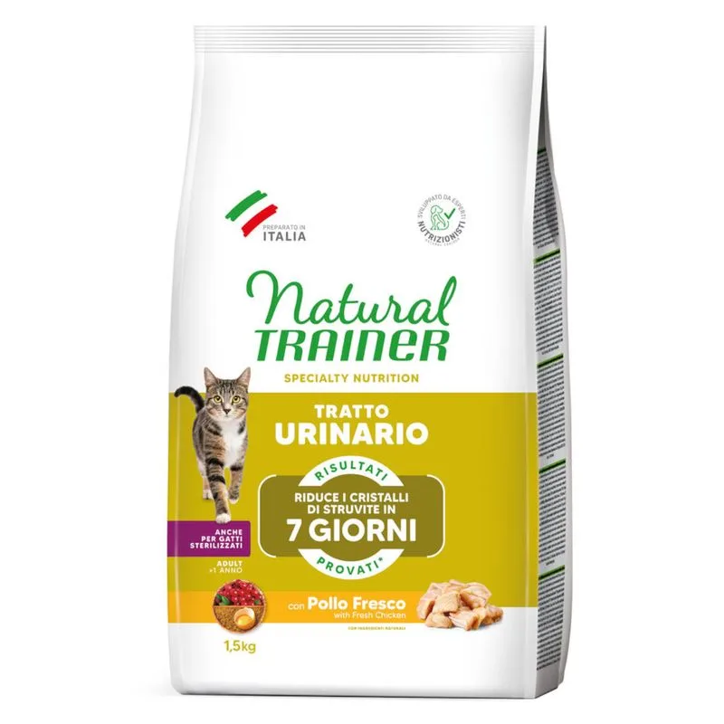 Natural Trainer Adult Tratto urinario con Pollo (Set %: 2 x 1,5 kg)