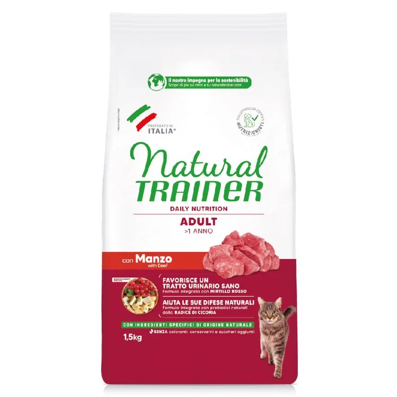 Natural Trainer Adult con Manzo (Set %: 18 kg (12 x 1,5 kg))