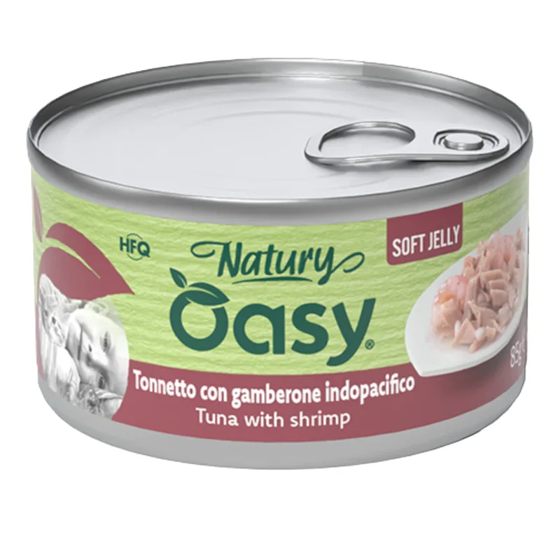 Oasy Natural 85 g (Tonno con Gamberetti)