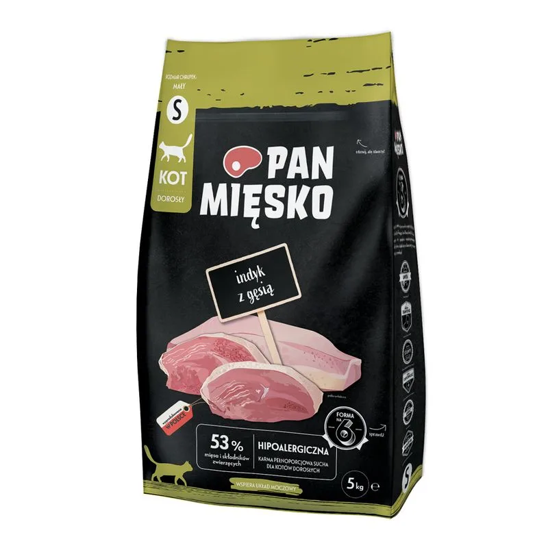 Pan Mięsko Cat Small Tacchino con Oca (Set %: 2 x 5 kg)