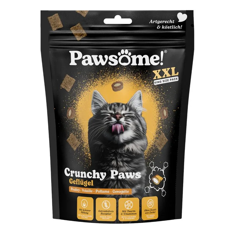Pawsome Crunchy Paws (Set %: Pollame (3 x 150 g))