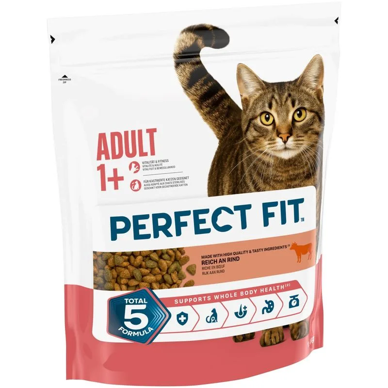 Perfect Fit Active 1+ Ricco di Manzo (Set %: 5 x 1,4 kg)