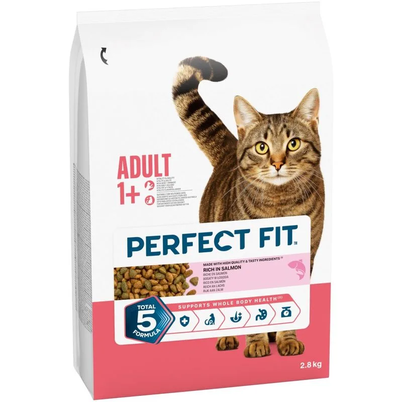 Perfect Fit Adult 1+ Ricco di Salmone (2,8 kg)