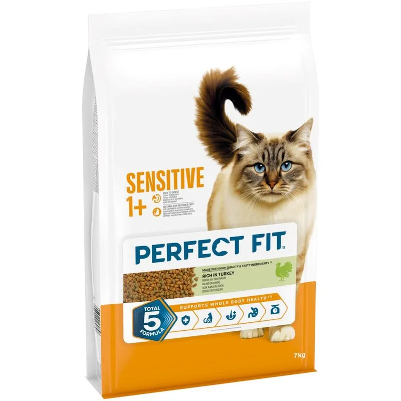Perfect Fit Sensitive 1+ Ricco di Tacchino (Set %: 2 x 7 kg)
