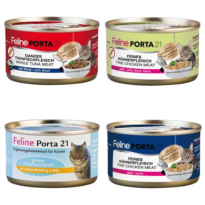 Feline Porta 21 24 x 90 g (Mix di Tonno e Pollo (4 gusti))